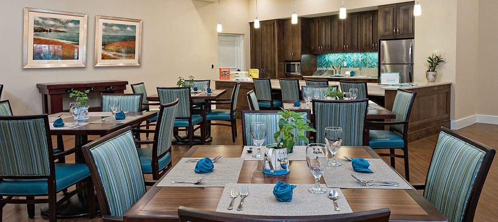 The dining room at Elevare